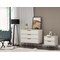 Manhattan Comfort Rockefeller Dresser and Nightstand Set, Off White and Nature 104GMC3 - alternate 2